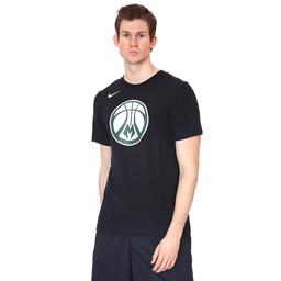Milwaukee Bucks NBA Erkek Siyah Basketbol Tişört DA6029-010