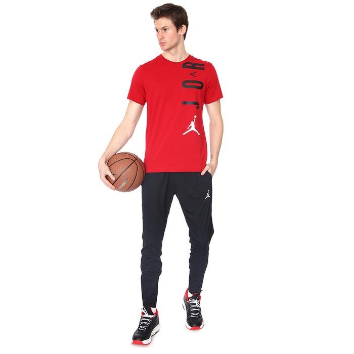 Jordan Air NBA Stretch Ss Crew Erkek Kırmızı Basketbol Tişört CZ8402-687 1306262