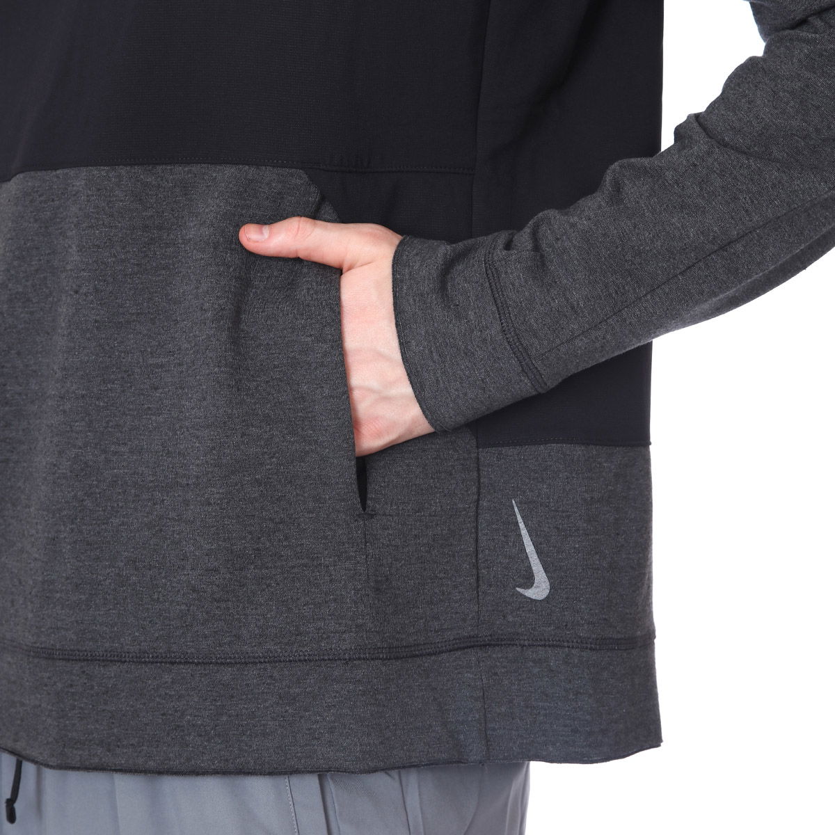 Dri-Fit Yoga Jct Stmt Erkek Siyah Yoga Sweatshirt DH1931-032