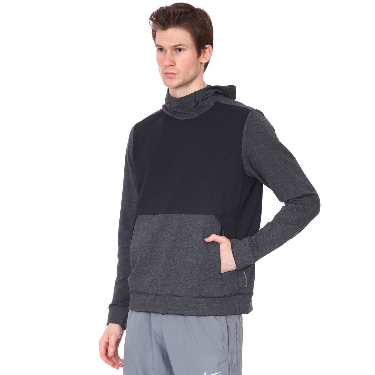 Dri-Fit Yoga Jct Stmt Erkek Siyah Yoga Sweatshirt DH1931-032