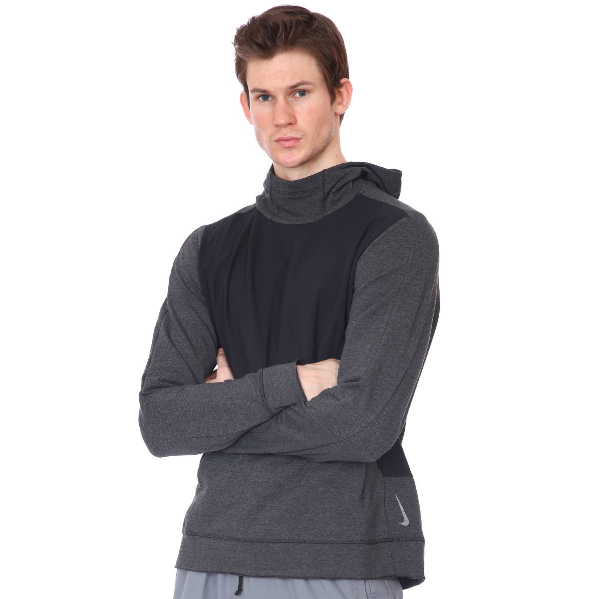 Dri-Fit Yoga Jct Stmt Erkek Siyah Yoga Sweatshirt DH1931-032