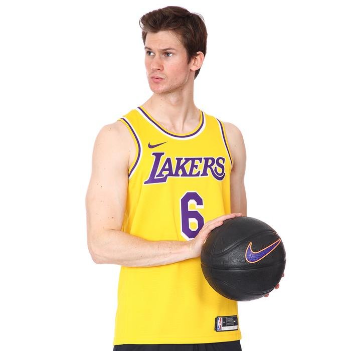 Los Angeles Lakers NBA Swgmn Jsy Icon 20 Erkek Sarı Basketbol Atleti CW3669-738 1305728