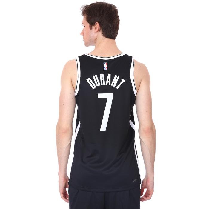 Brooklyn Nets NBA Jsy Icon 20 Erkek Siyah Basketbol Atleti CW3658-013 1335114
