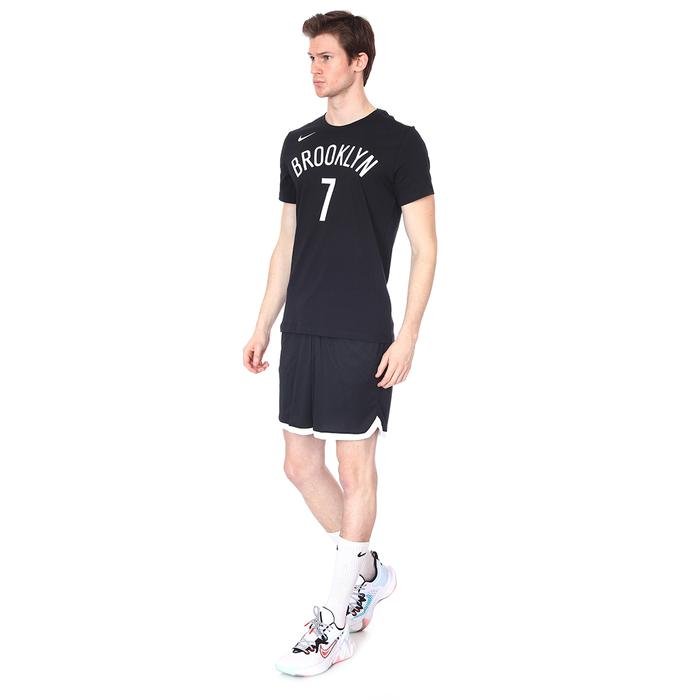 Brooklyn Nets NBA Erkek Siyah Basketbol Tişört CV8504-019 1334993