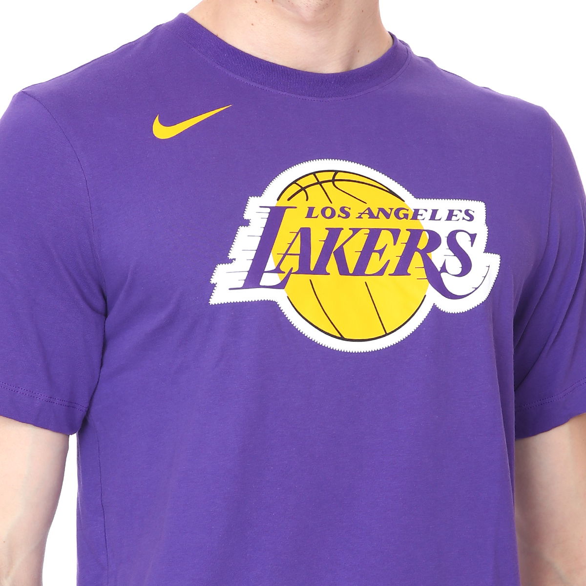 Los Angeles Lakers NBA Erkek Pembe Basketbol Tişört DA6023-547