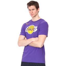 Los Angeles Lakers NBA Erkek Pembe Basketbol Tişört DA6023-547