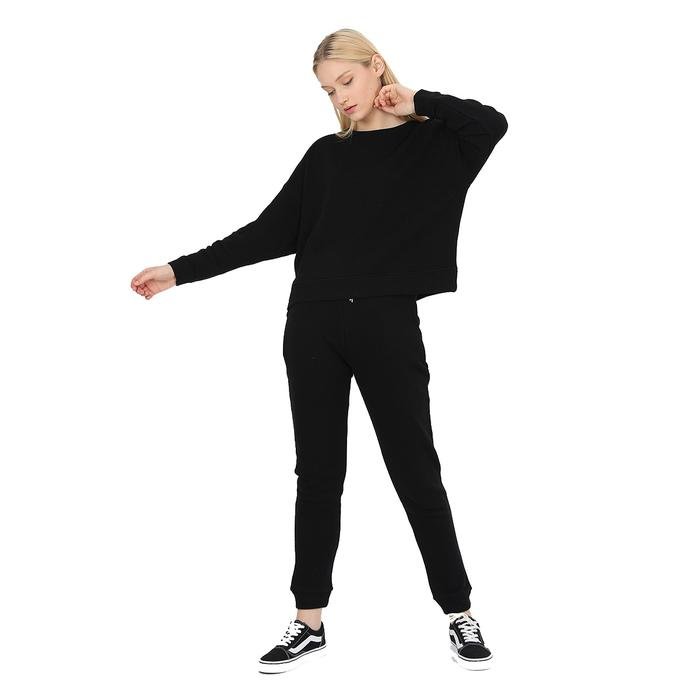 Sports&Loungewear Kadın Siyah Günlük Stil Eşofman Altı WJFJG01-PUFFY-SYH 1339166