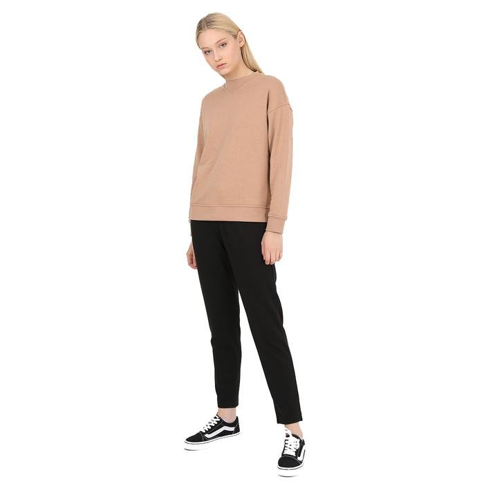 Sports&Loungewear Kadın Bej Günlük Stil Sweatshirt WJFST05-CHIC COCO-KUM 1339198
