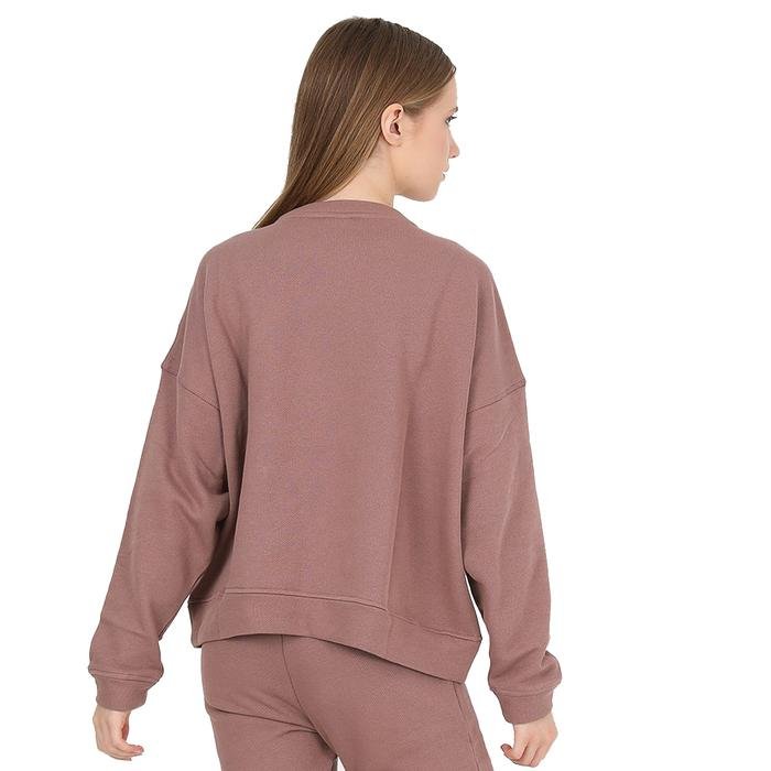 Sports&Loungewear Kadın Pembe Günlük Stil Sweatshirt WJFST01-PUFFY-GUL 1339194