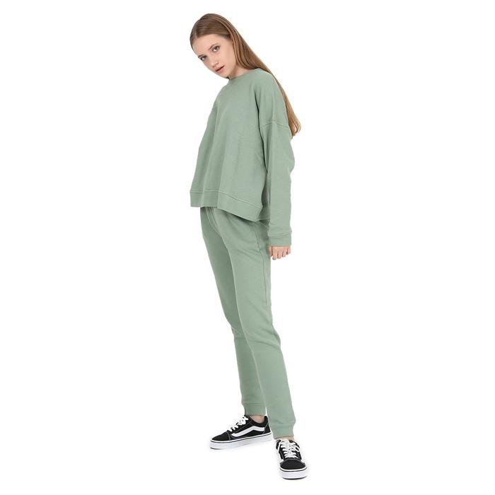 Sports&Loungewear Kadın Yeşil Günlük Stil Eşofman Altı WJFJG01-PUFFY-JAD 1339160