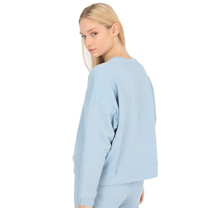 Sports&Loungewear Kadın Mavi Günlük Stil Sweatshirt WJFST01-PUFFY-BEB 1339192