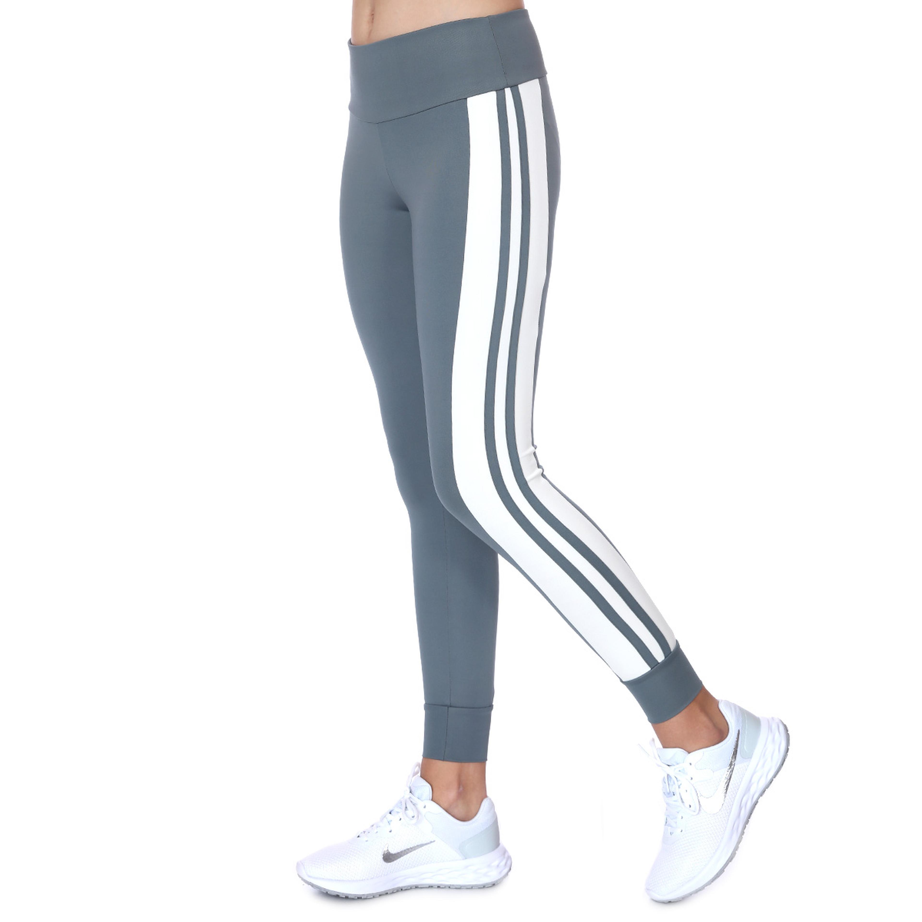 Stripy Legging Kadın Mavi Koşu Tayt 21KKTP11C02-MAV