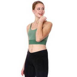 Thin Strap Bra Kadın Yeşil Koşu Sporcu Sütyeni 21KKTP10D02-YSL