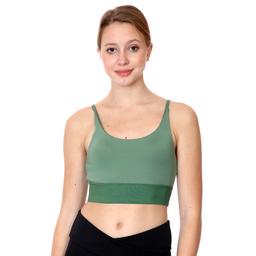 Thin Strap Bra Kadın Yeşil Koşu Sporcu Sütyeni 21KKTP10D02-YSL