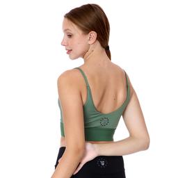 Thin Strap Bra Kadın Yeşil Koşu Sporcu Sütyeni 21KKTP10D02-YSL