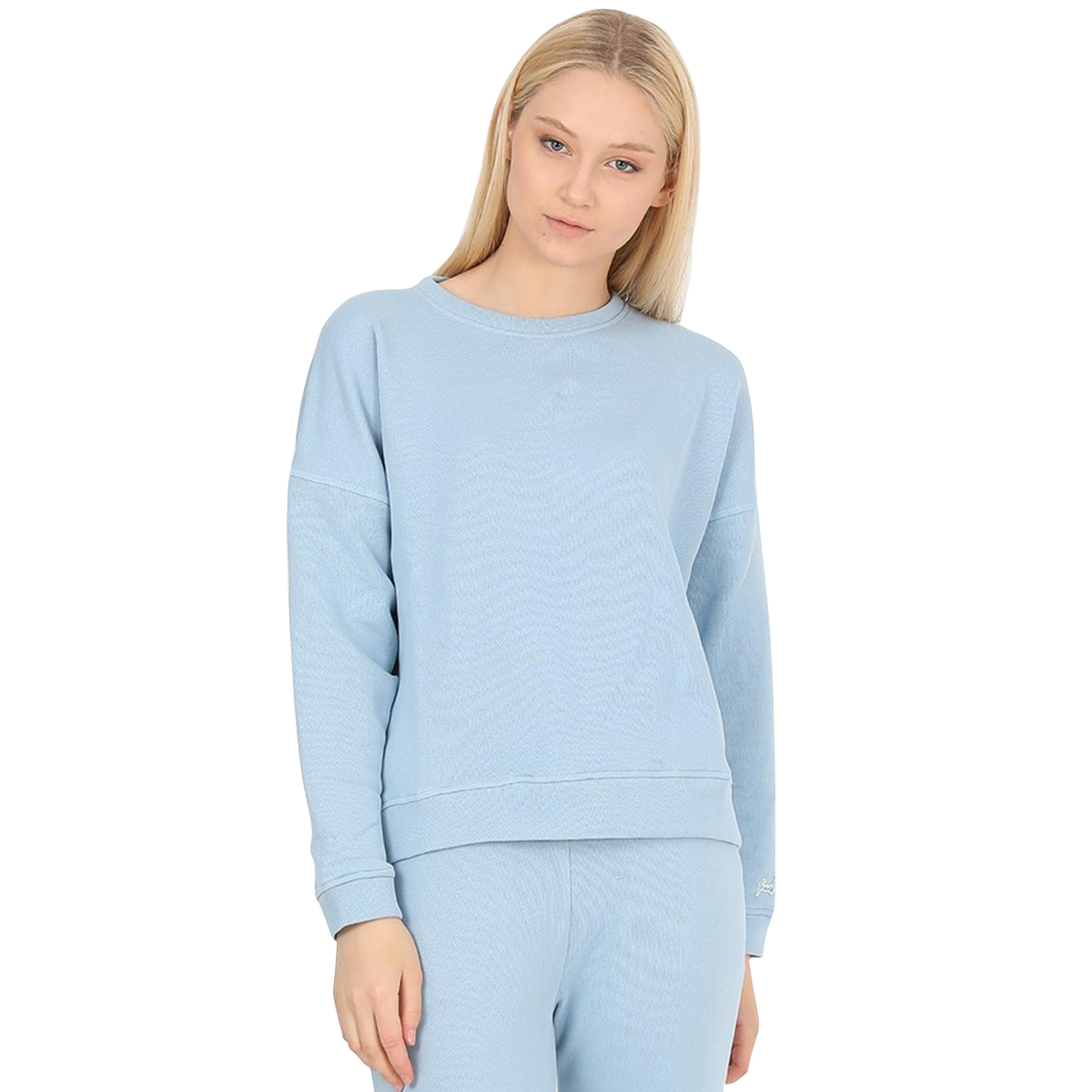 Sports&Loungewear Kadın Mavi Günlük Stil Eşofman Altı WJFJG01-PUFFY-BEB