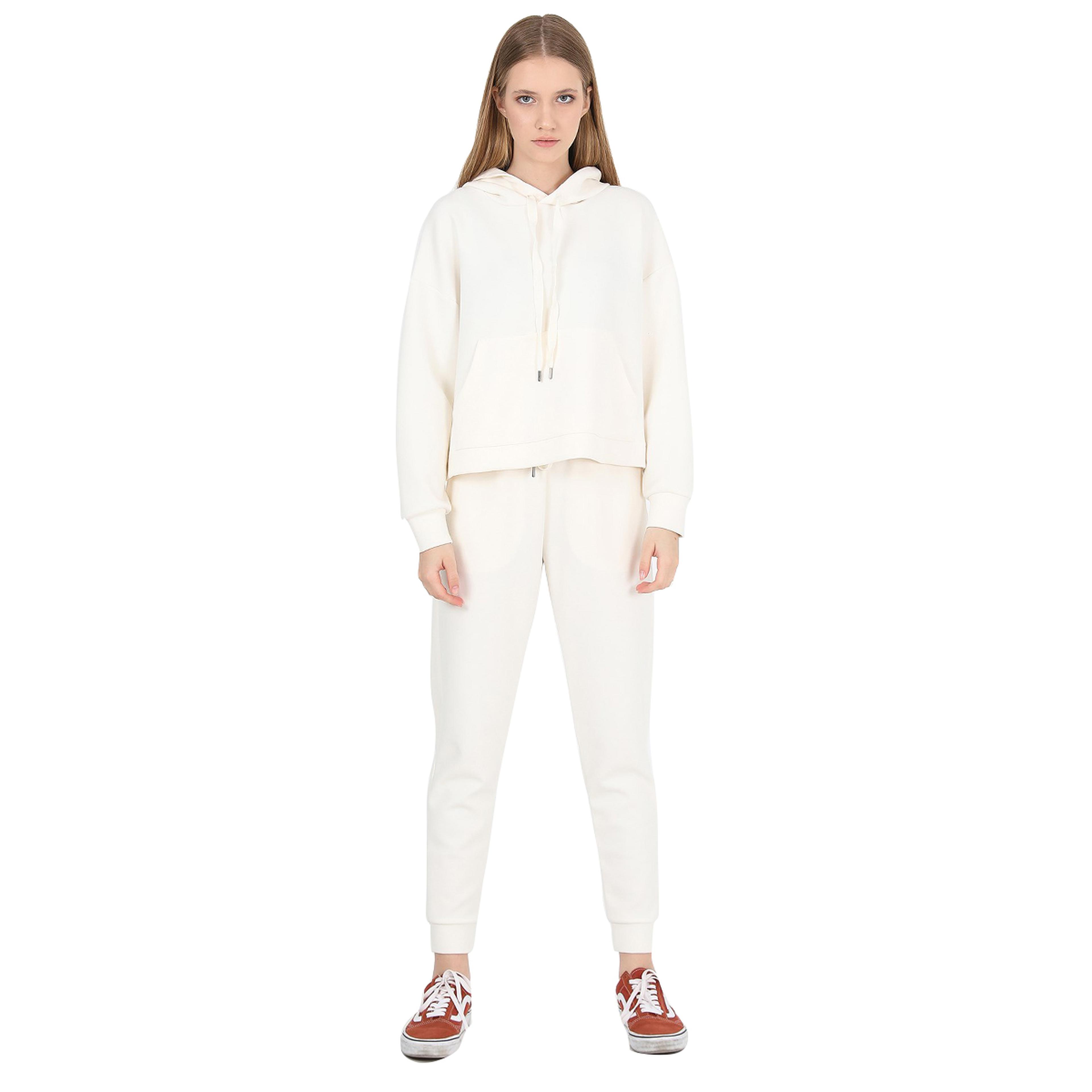 Sports&Loungewear Kadın Bej Günlük Stil Eşofman Altı WJFJG02-COMFY-EKR