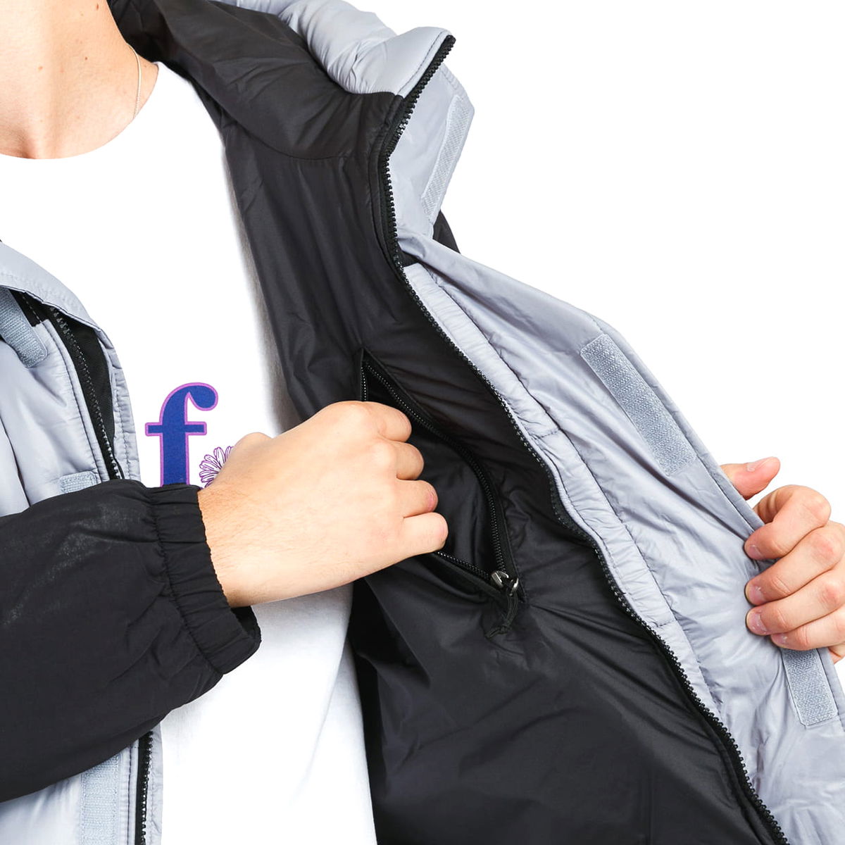 M Hmlyn ins Parka Erkek Gri Outdoor Mont NF0A4QZ5ZDK1
