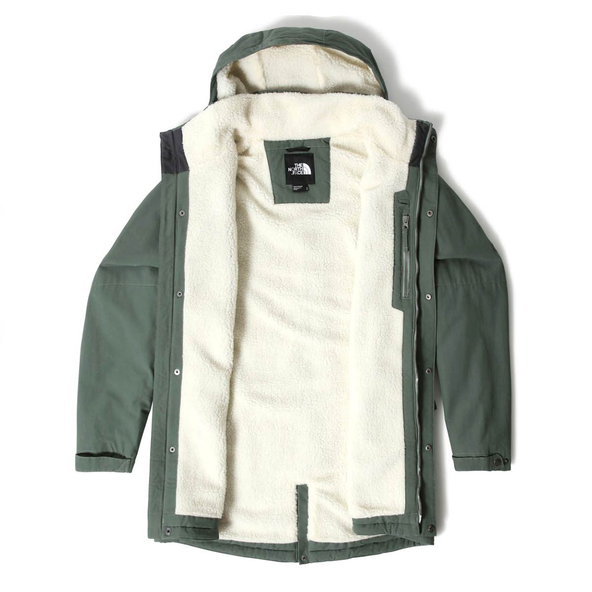 M Katavi Trench Erkek Yeşil Outdoor Ceket NF00A6JRV1T1