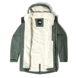 M Katavi Trench Erkek Yeşil Outdoor Ceket NF00A6JRV1T1