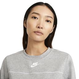 W Nsw Mlnm Essntl Crew Sweat Kadın Gri Günlük Stil Sweatshirt CZ8336-063