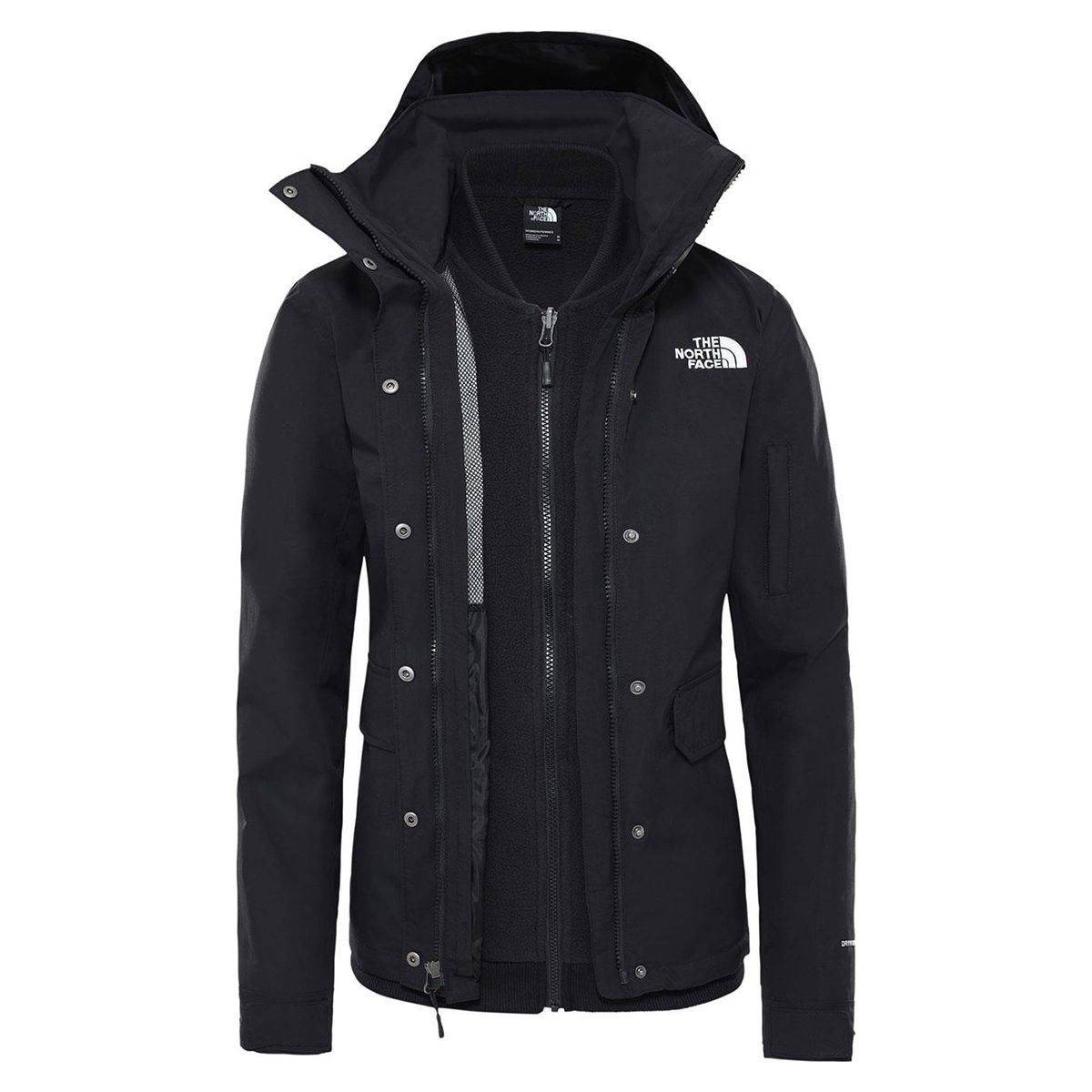 W Pinecroft Tri Kadın Siyah Outdoor Ceket NF0A4M8IKX71