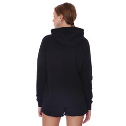 W Nsw Essntl Fz Hoodie Prnt Kadın Siyah Günlük Stil Sweatshirt DJ4120-010