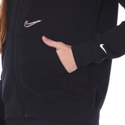 W Nsw Essntl Fz Hoodie Prnt Kadın Siyah Günlük Stil Sweatshirt DJ4120-010