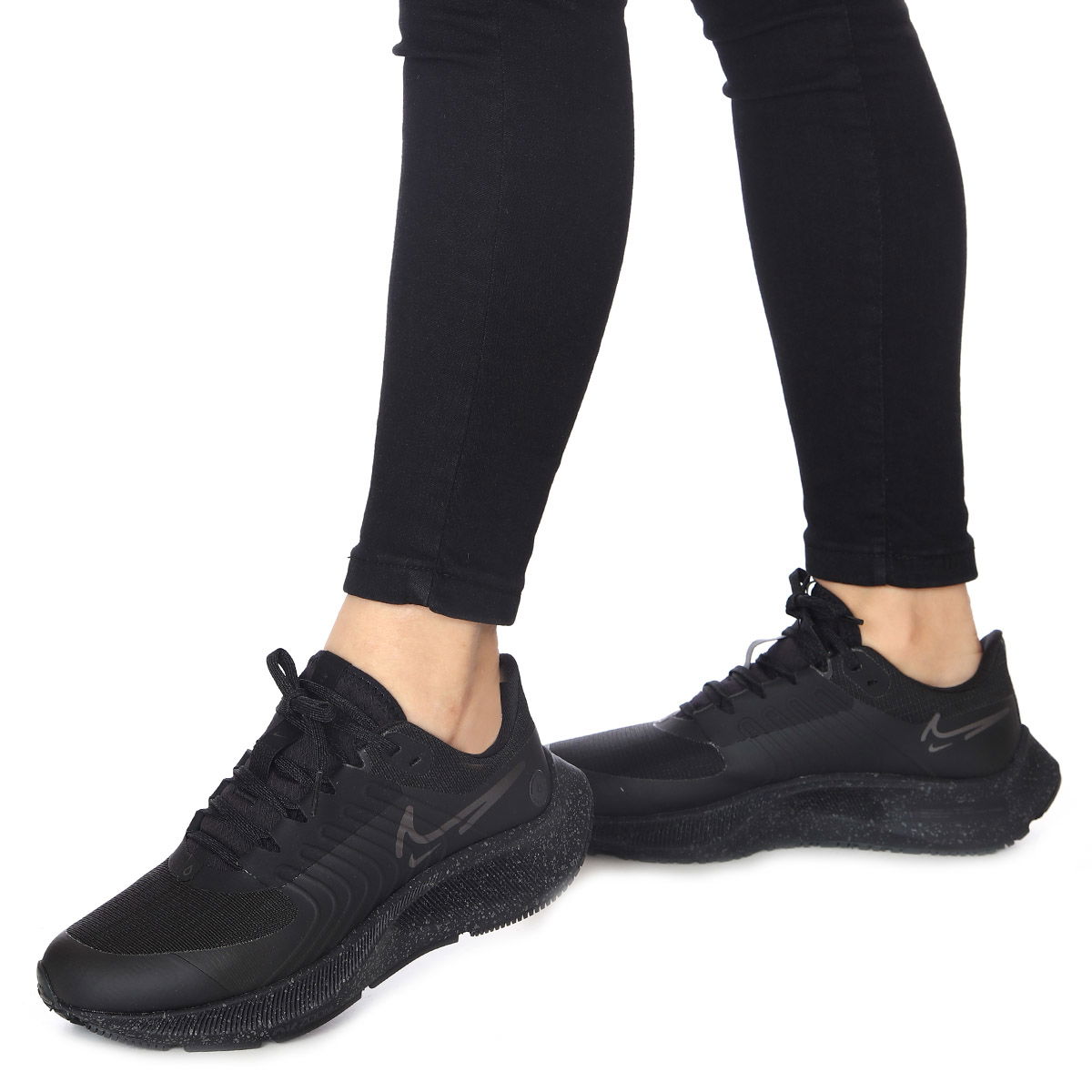 W Air Zoom Pegasus 38 Shield Kadın Siyah Koşu Ayakkabısı DC4074-002