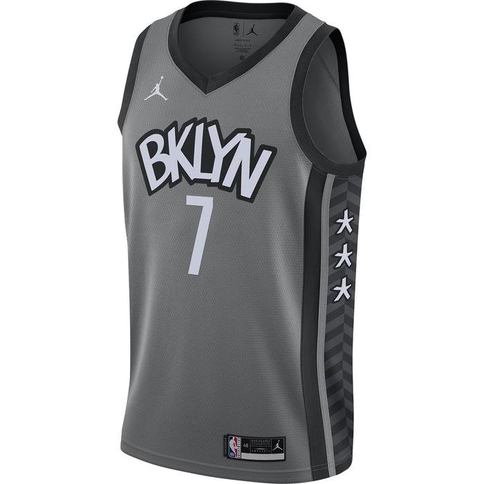 Kevin Durant Brooklyn Nets NBA Erkek Gri Basketbol Atlet CV9469-005 1365029