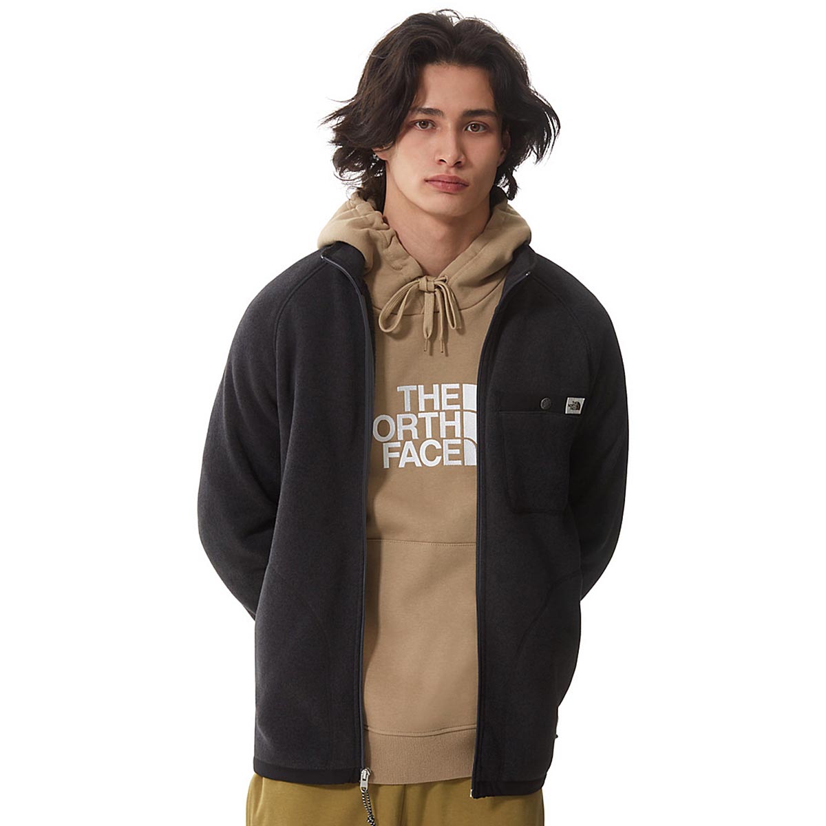 M Gl Full Zip Erkek Outdoor Polar Mont NF0A5GL1KS71