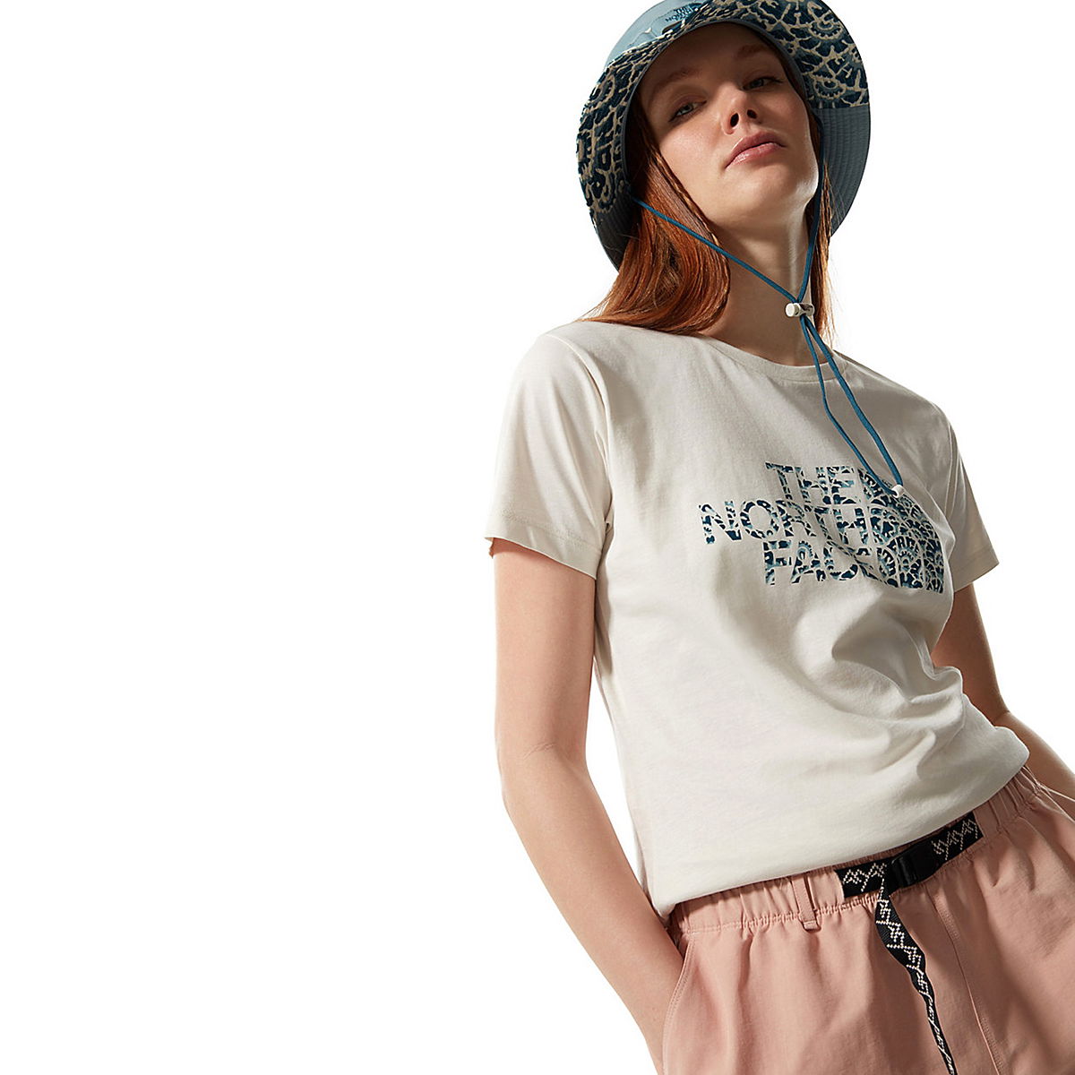 W S/S Easy Tee Kadın Beyaz Outdoor Tişört NF0A4T1Q0GW1