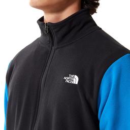 M Tka Glacier Full Zip Erkek Mavi Outdoor Polar Mont NF0A4AJC16Y1