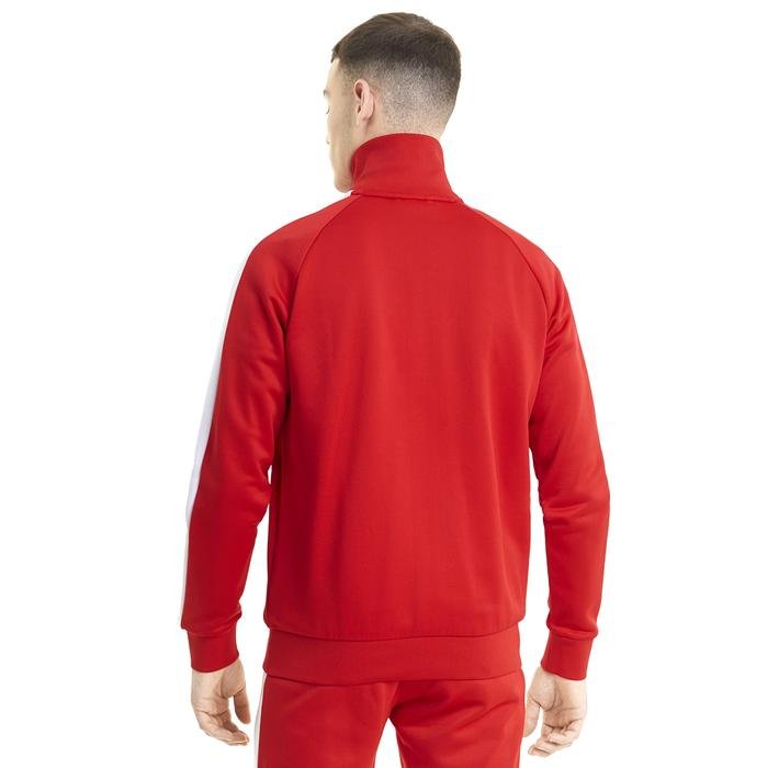 Iconic T7 Track Erkek Kırmızı Günlük Stil Sweatshirt 53009411 1216914