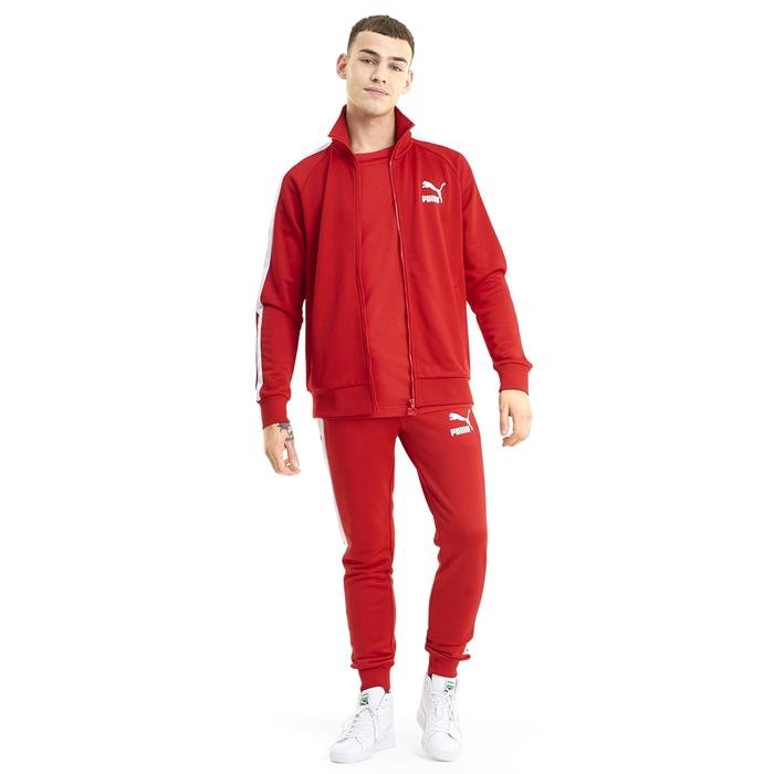 Iconic T7 Track Erkek Kırmızı Günlük Stil Sweatshirt 53009411 1216914