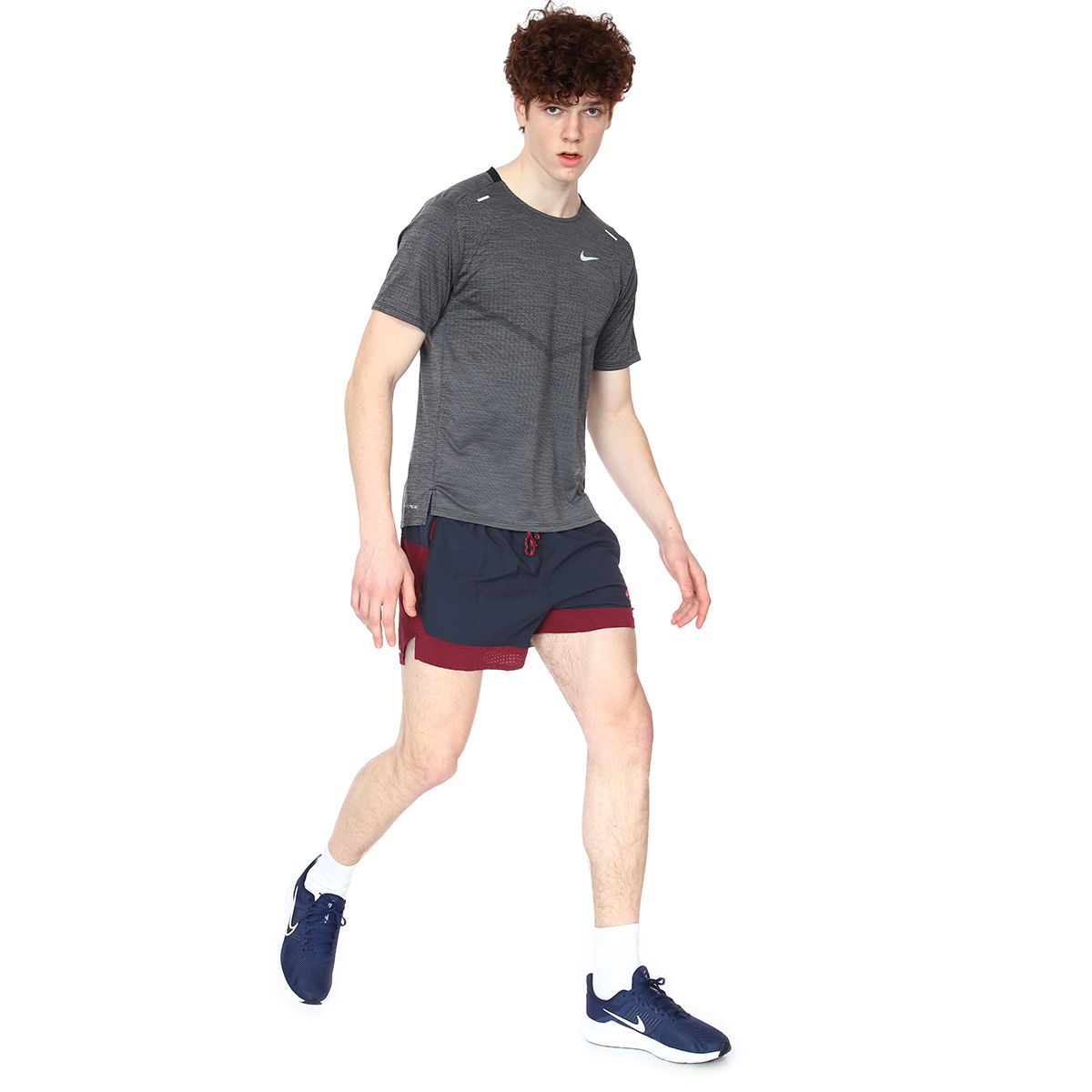 Dri-Fit Trail Flx Strd Shrt 5 Erkek Kırmızı Koşu Şortu CZ9052-638