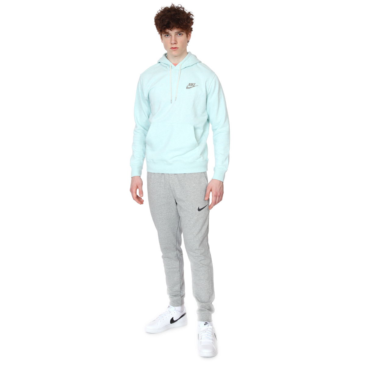 M Nsw Revival Flc Po Hoodie C Erkek Yeşil Günlük Stil Sweatshirt DM5624-379