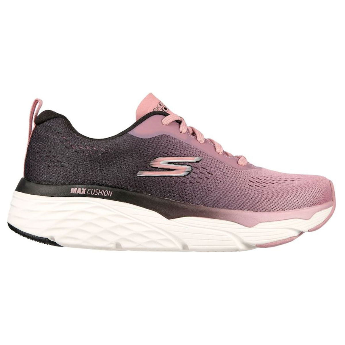 Max Cushioning Elite Kadın Siyah Koşu Ayakkabısı 128262 BKMV