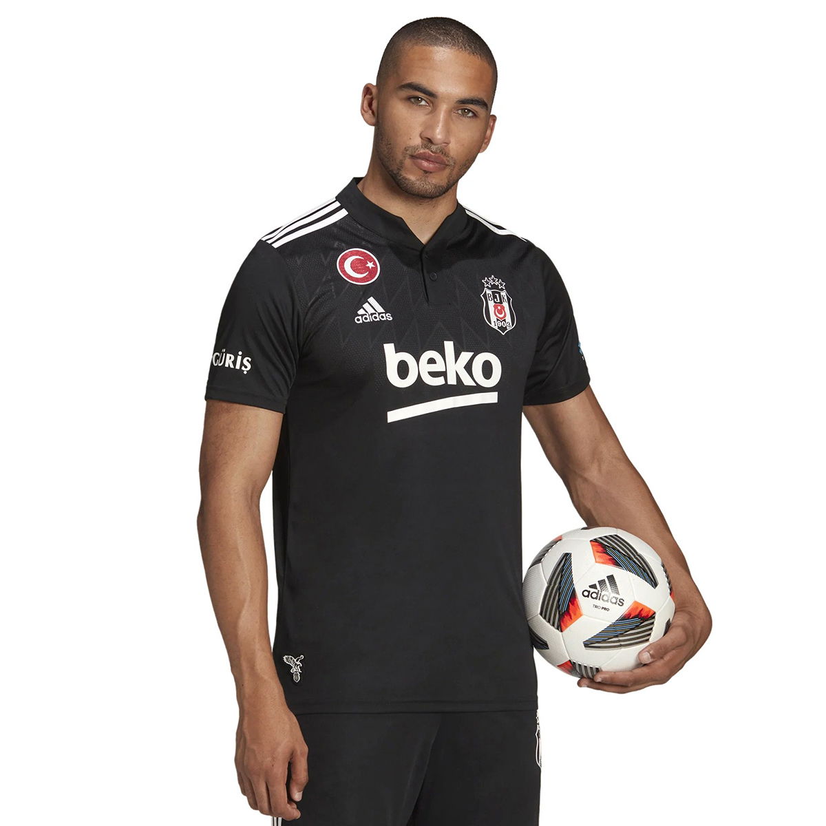 Beşiktaş Jsy Dış Saha Erkek Siyah Futbol Forma GT9586