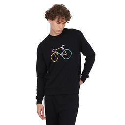 Cool Erkek Mavi Günlük Stil Sweatshirt JFSTCOOL30-BIKE