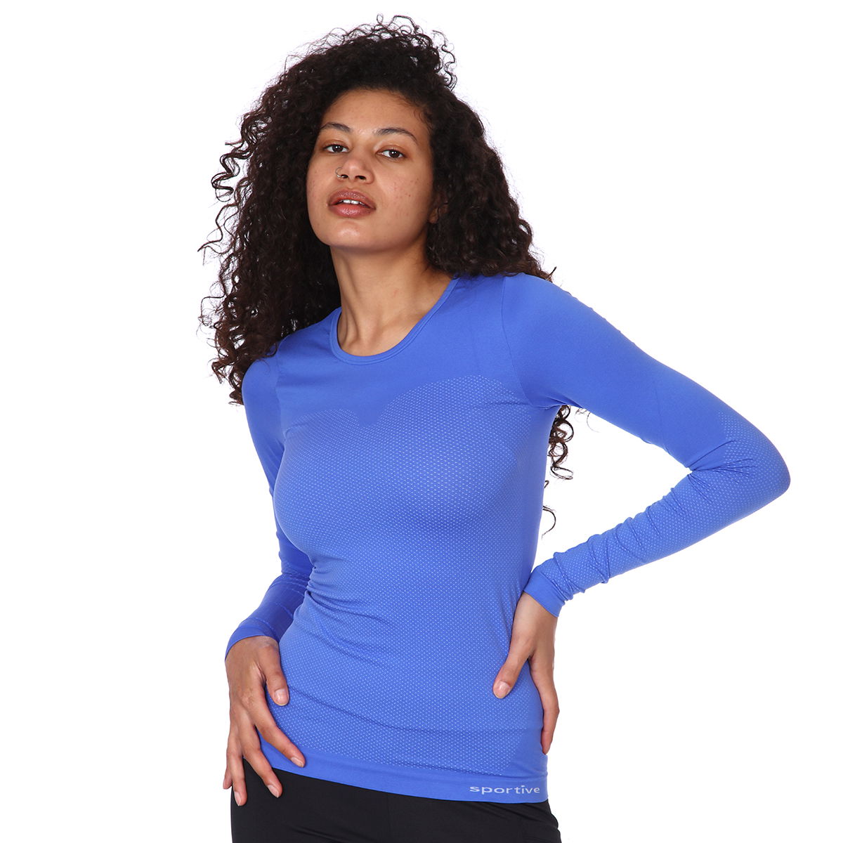 Seamform Kadın Mavi Günlük Stil Tişört 210438-00L