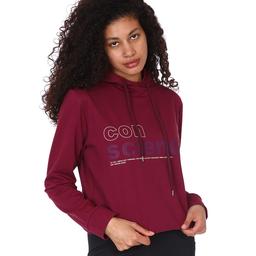 Newswekis Kadın Bordo Koşu Sweatshirt 710429-MRL