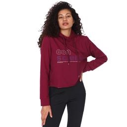 Newswekis Kadın Bordo Koşu Sweatshirt 710429-MRL
