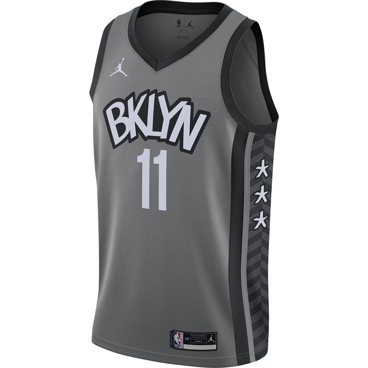 Maillot Jordan NBA Kyrie Irving Nets Statement Edition Erkek Siyah Basketbol Atlet CV9469-008