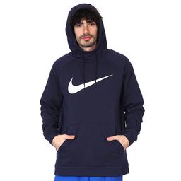 Dri-Fit Hdie Po Swoosh Erkek Mavi Antrenman Sweatshirt CZ2425-451