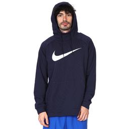 Dri-Fit Hdie Po Swoosh Erkek Mavi Antrenman Sweatshirt CZ2425-451