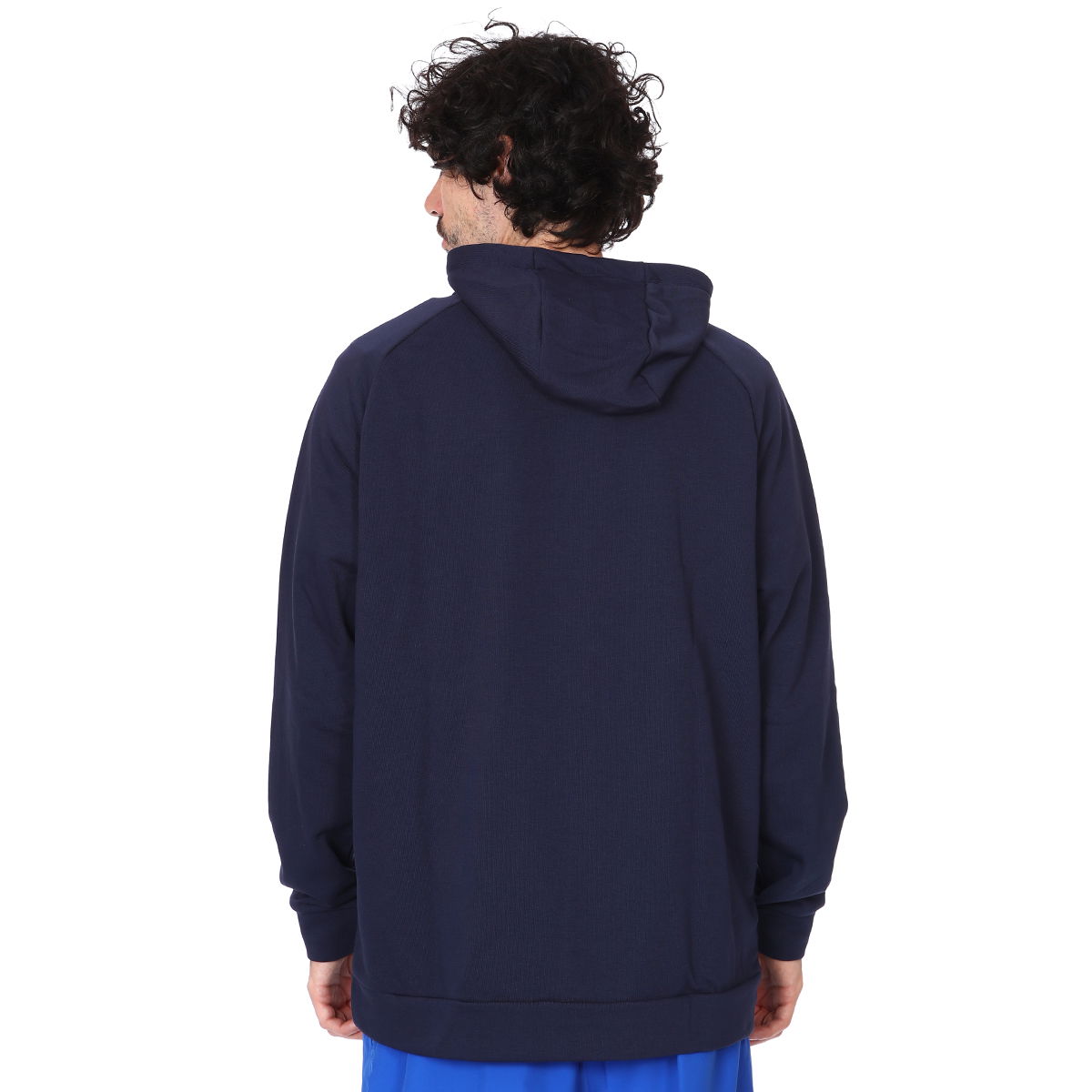 Dri-Fit Hdie Po Swoosh Erkek Mavi Antrenman Sweatshirt CZ2425-451