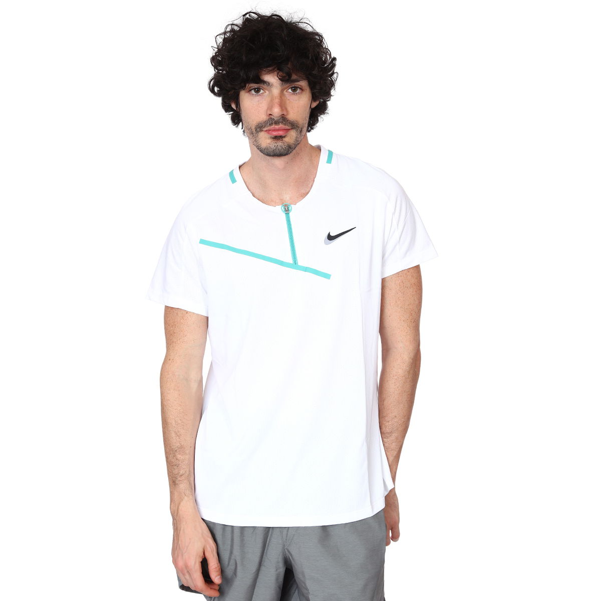 M Nkct Slam Ultmt Polo Nt Mb Erkek Beyaz Tenis Polo Tişört DD8309-100