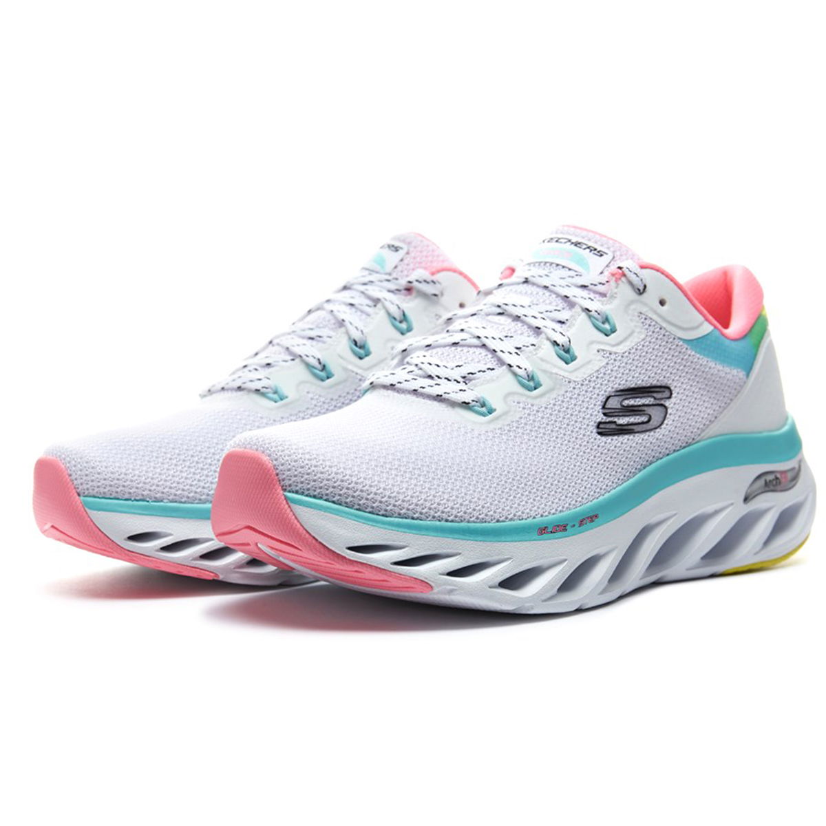 Arch Fit Glide-Step-Highlight Kadın Beyaz Günlük Stil Ayakkabı 149871 WMLT
