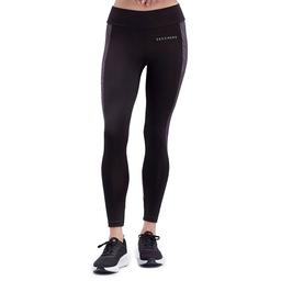 W Animal Print Legging Kadın Siyah Koşu Tayt S221148-001